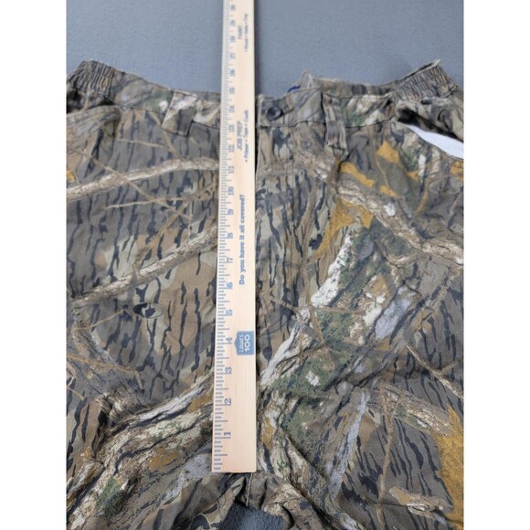 Mossy Oak Pants Mens XL Camo Shadow Branch Hunting Cotton Elastic Waist Drawcord - Picture 9 of 14